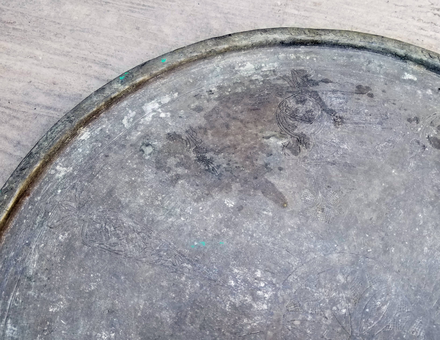 OSMANLI DÖNEMİ İŞLEMELİ BAKIR SİNİ