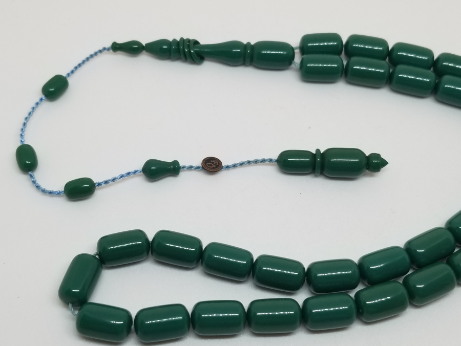 TRAŞ FIRÇASI SAPINDAN YAPILMIŞ FARUK ÖNER USTA İMZALI ÖZEL YAPIM KATALİN TESPİH