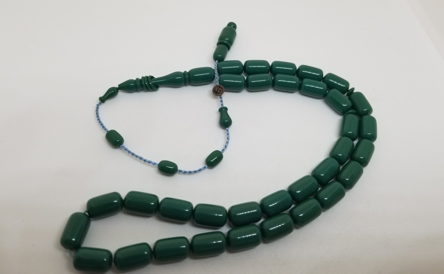 TRAŞ FIRÇASI SAPINDAN YAPILMIŞ FARUK ÖNER USTA İMZALI ÖZEL YAPIM KATALİN TESPİH