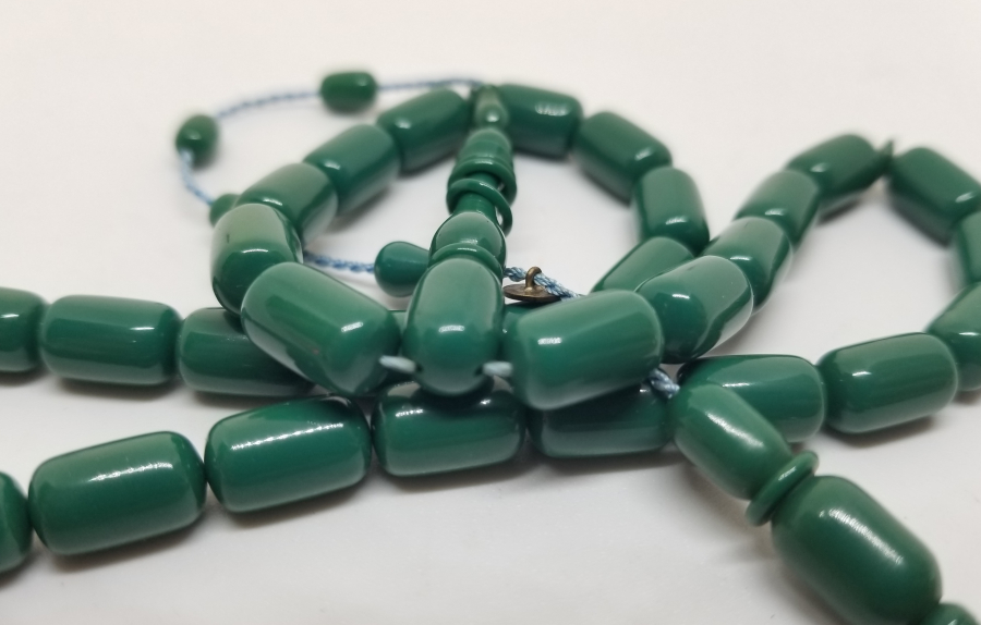 TRAŞ FIRÇASI SAPINDAN YAPILMIŞ FARUK ÖNER USTA İMZALI ÖZEL YAPIM KATALİN TESPİH