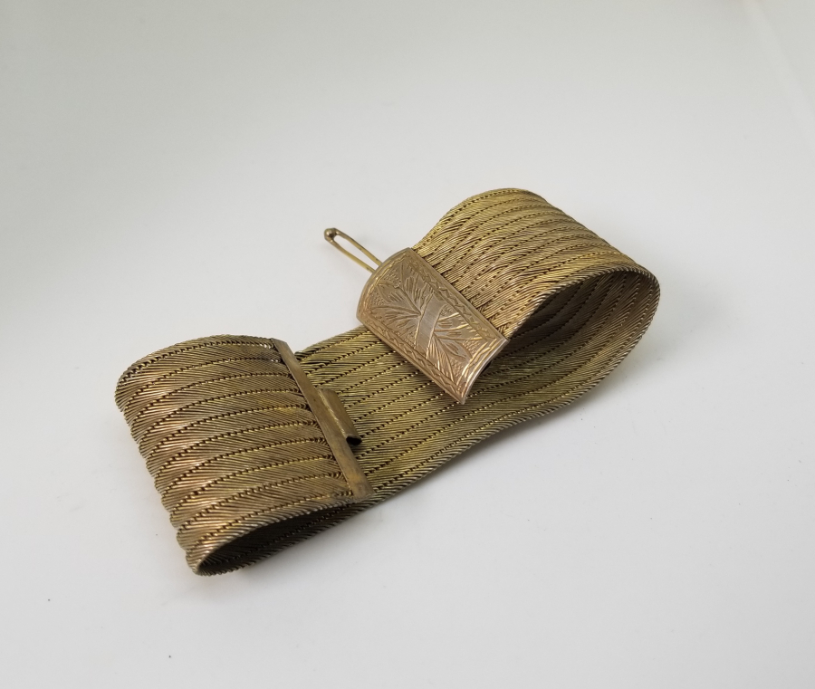 ÜZERİ KALEM İŞÇİLİKLİ OSMANLI DÖNEMİ TRABZON İŞİ HASIR ÖRME GELİN BİLEZİĞİ