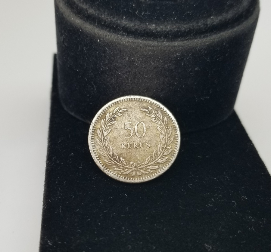 1947 YILI GÜMÜŞ 50 KURUŞ