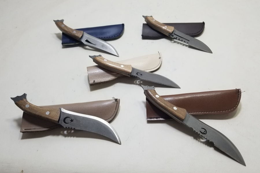 EL YAPIMI 5 ADET KAMPÇI BIÇAĞI