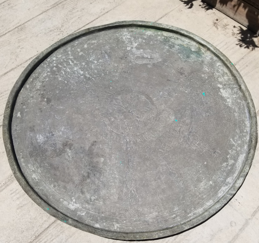 OSMANLI DÖNEMİ İŞLEMELİ BAKIR SİNİ