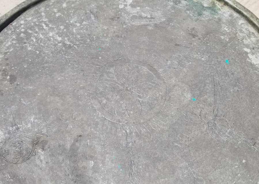 OSMANLI DÖNEMİ İŞLEMELİ BAKIR SİNİ