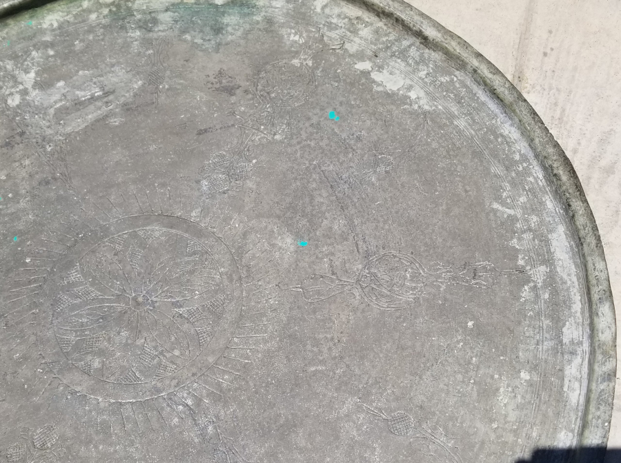 OSMANLI DÖNEMİ İŞLEMELİ BAKIR SİNİ