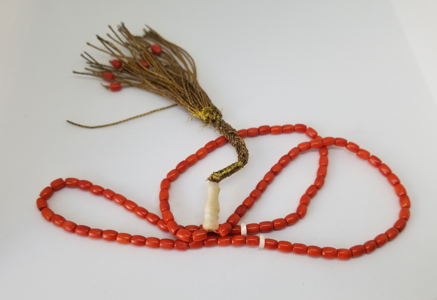 OSMANLI DÖNEMİ NADİR MERCAN NAMAZ - ZİKİR TESPİHİ