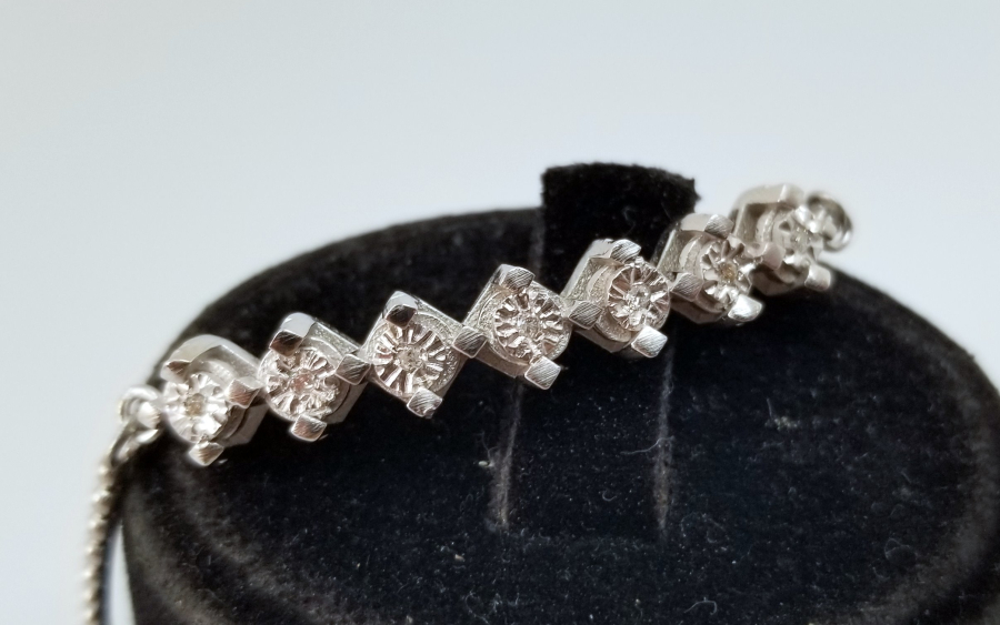 PIRLANTA TAŞLI ÖZEL YAPIM BİLEKLİK