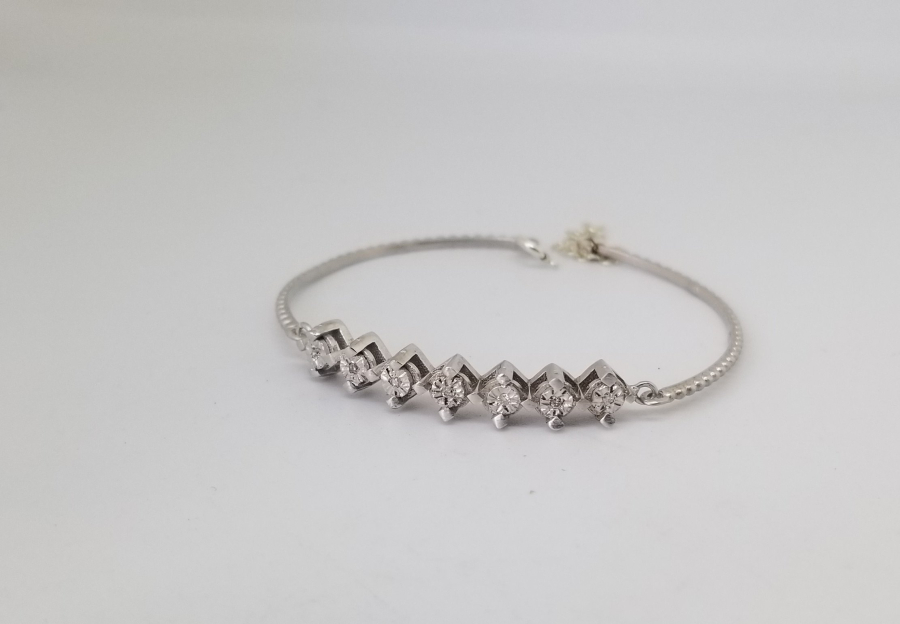 PIRLANTA TAŞLI ÖZEL YAPIM BİLEKLİK