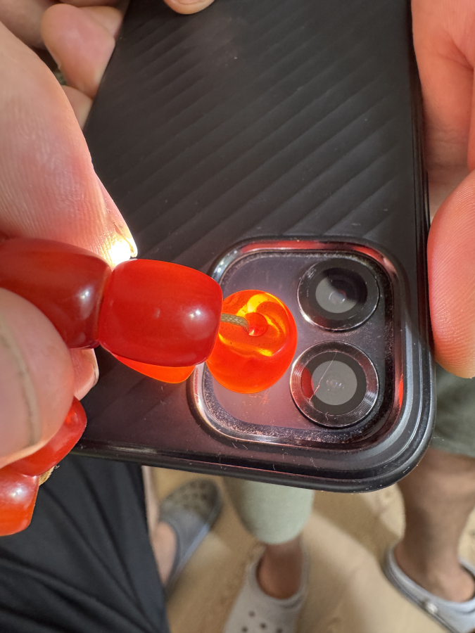 OSMANLI DÖNEMİ SIKMA KEHRİBAR TESPİH