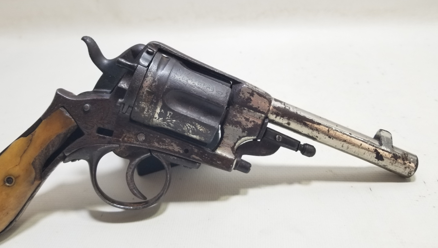 FİLDİŞİ SAPLI OSMANLI DÖNEM KARADAĞLI SUBAY TABANCASI