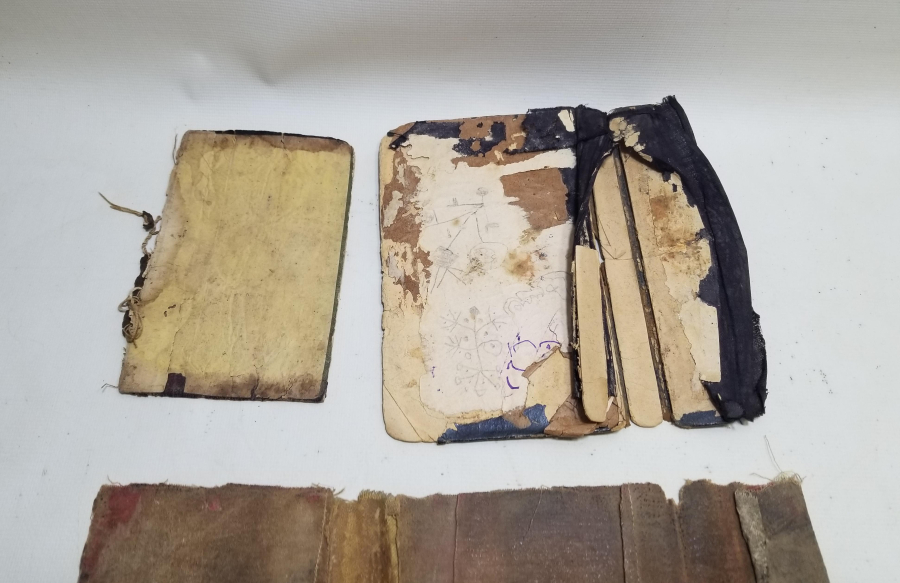 OSMANLI DÖNEMİ DERİ KİTAP CİLDİ LOTU