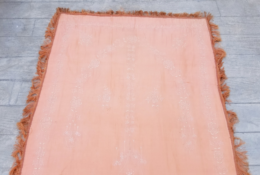 OSMANLI DÖNEMİ TEKKE İŞİ İPEK SECCADE