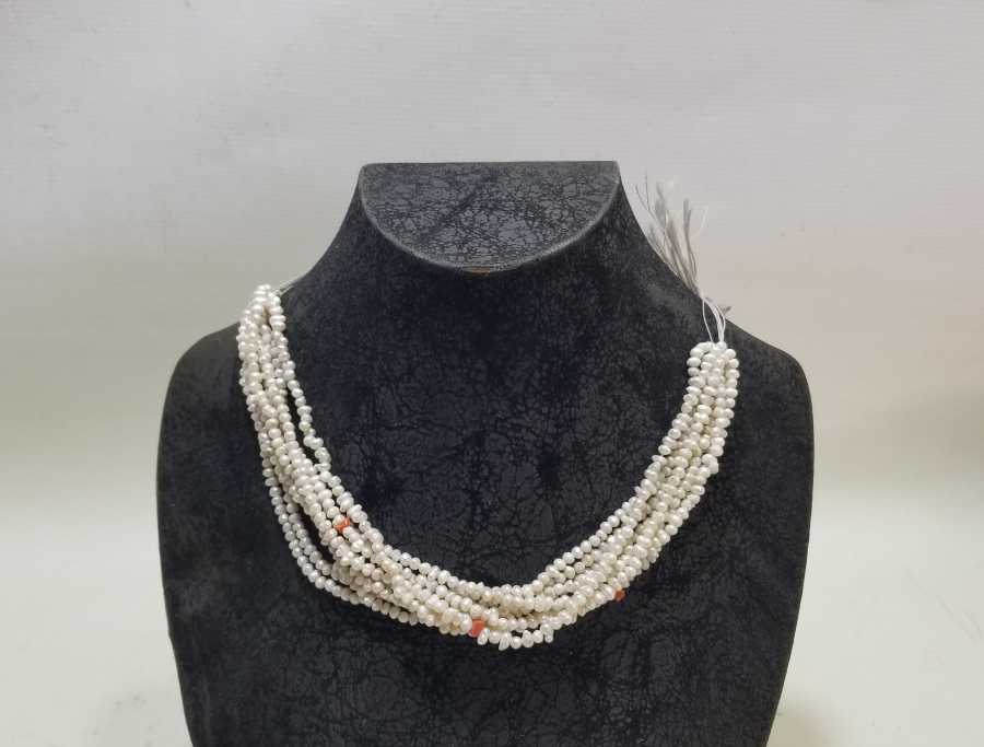 OSMANLI DÖNEMİ MERCANLI KUM İNCİ GERDANLIK