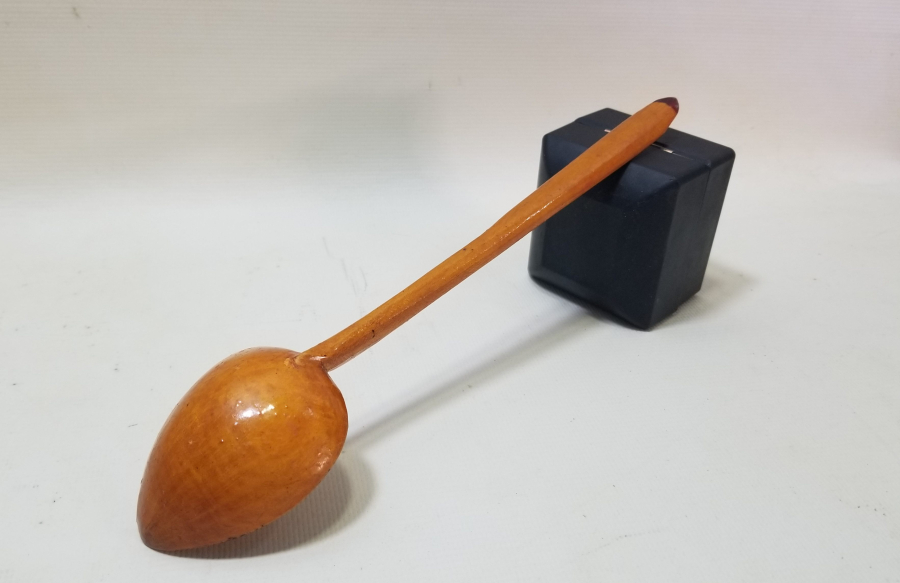 ÜZERİ TARİHLİ EL BOYAMA OSMANLI DÖNEMİ TAHTA KAŞIK