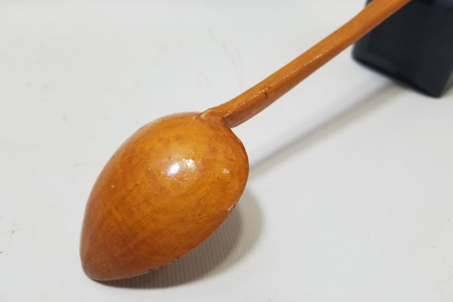 ÜZERİ TARİHLİ EL BOYAMA OSMANLI DÖNEMİ TAHTA KAŞIK