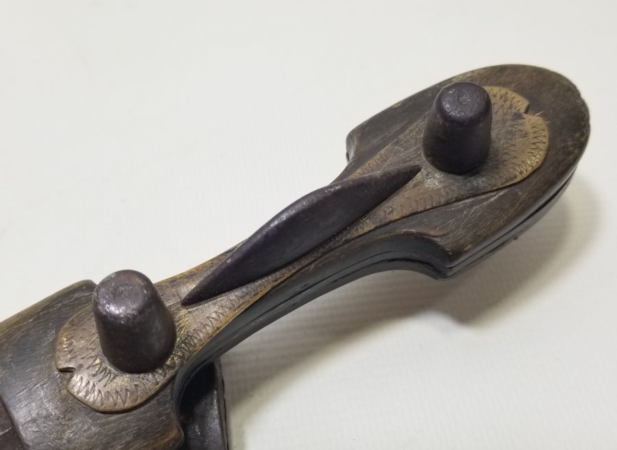 ORİJİNAL KININDA OSMANLI DÖNEMİ BOYNUZ SAPLI ÇERKES KAMASI