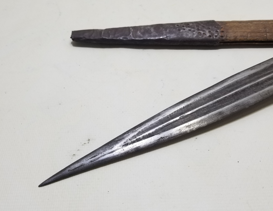 ORİJİNAL KININDA OSMANLI DÖNEMİ BOYNUZ SAPLI ÇERKES KAMASI