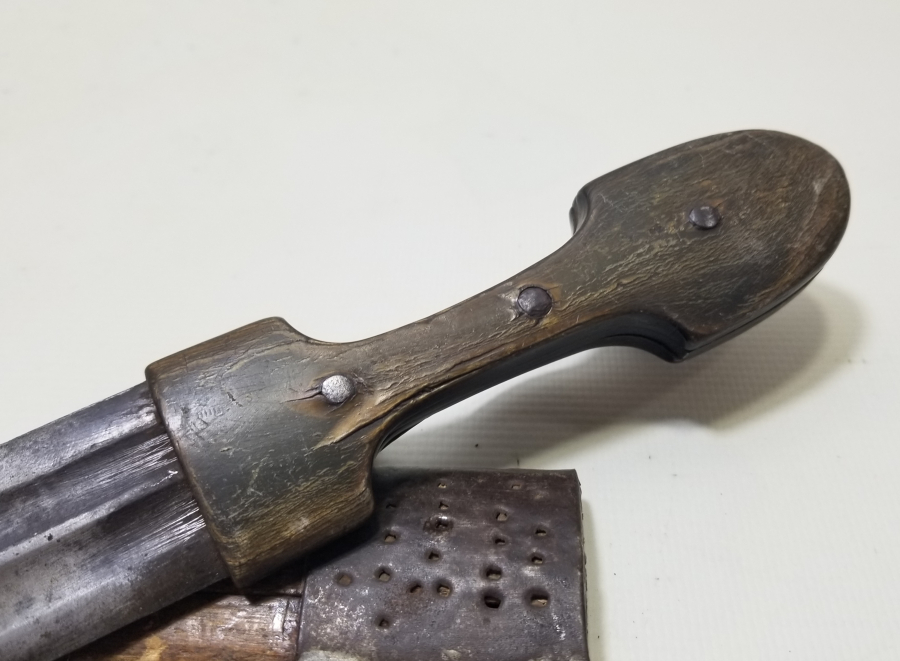 ORİJİNAL KININDA OSMANLI DÖNEMİ BOYNUZ SAPLI ÇERKES KAMASI