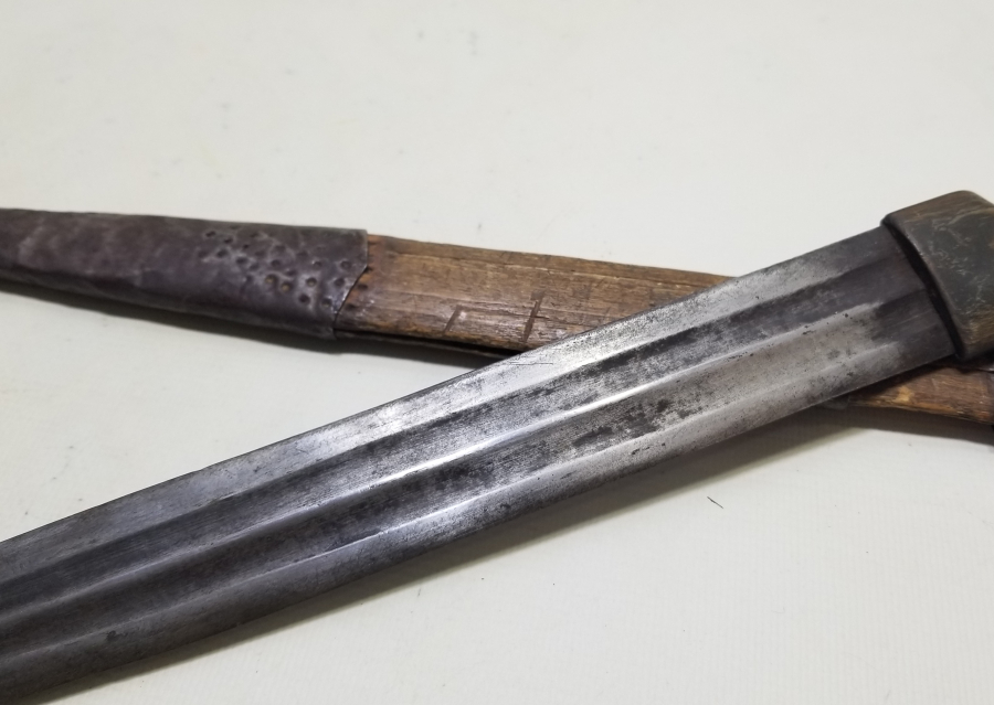 ORİJİNAL KININDA OSMANLI DÖNEMİ BOYNUZ SAPLI ÇERKES KAMASI