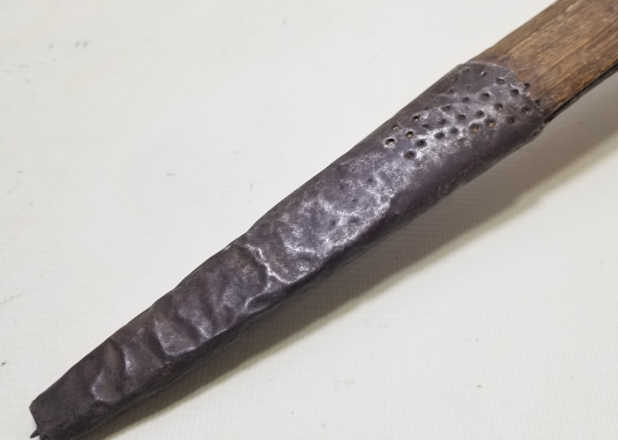 ORİJİNAL KININDA OSMANLI DÖNEMİ BOYNUZ SAPLI ÇERKES KAMASI