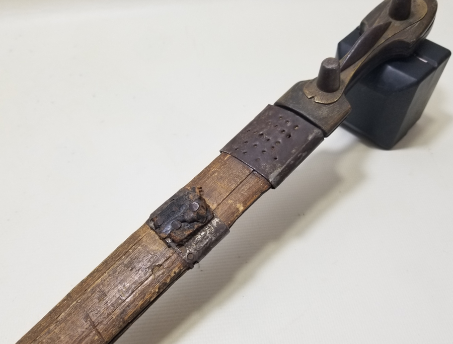 ORİJİNAL KININDA OSMANLI DÖNEMİ BOYNUZ SAPLI ÇERKES KAMASI