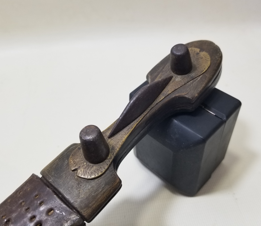 ORİJİNAL KININDA OSMANLI DÖNEMİ BOYNUZ SAPLI ÇERKES KAMASI