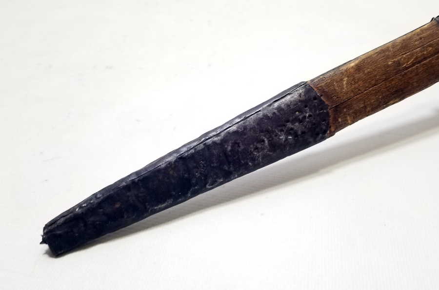 ORİJİNAL KININDA OSMANLI DÖNEMİ BOYNUZ SAPLI ÇERKES KAMASI