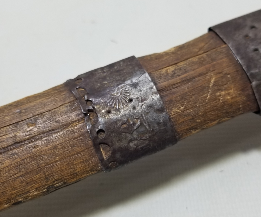 ORİJİNAL KININDA OSMANLI DÖNEMİ BOYNUZ SAPLI ÇERKES KAMASI