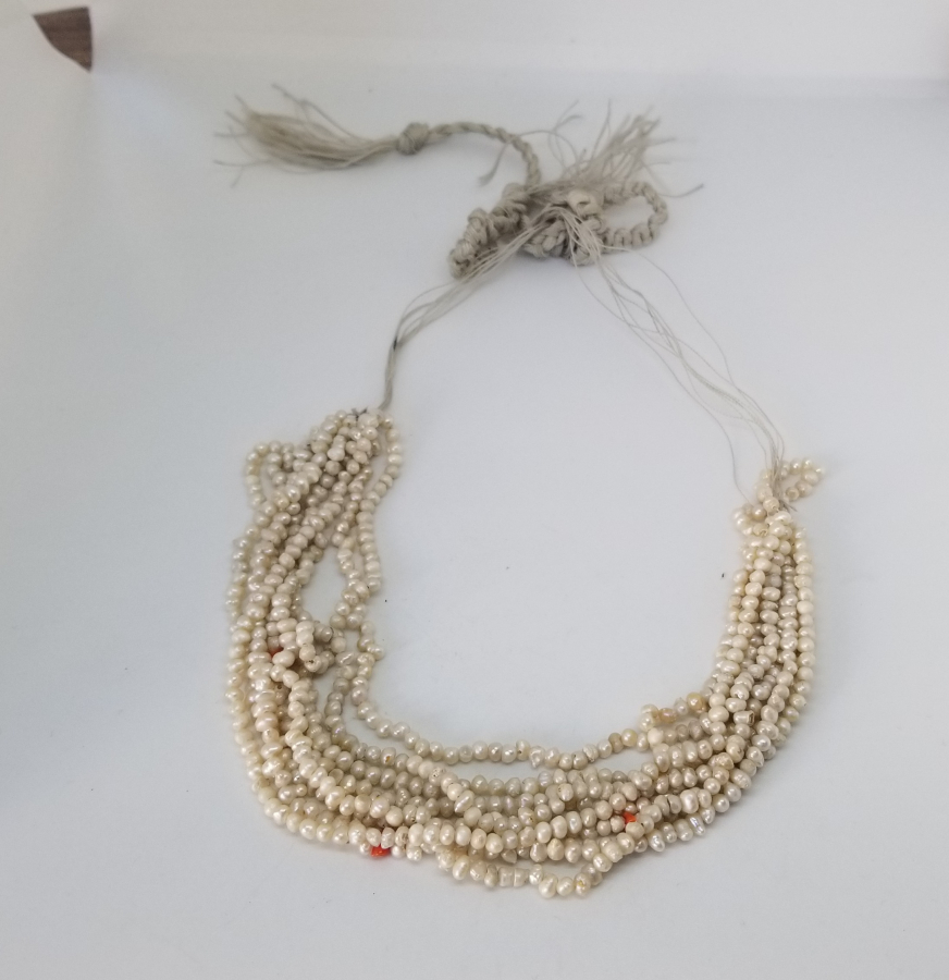 OSMANLI DÖNEMİ MERCANLI KUM İNCİ GERDANLIK