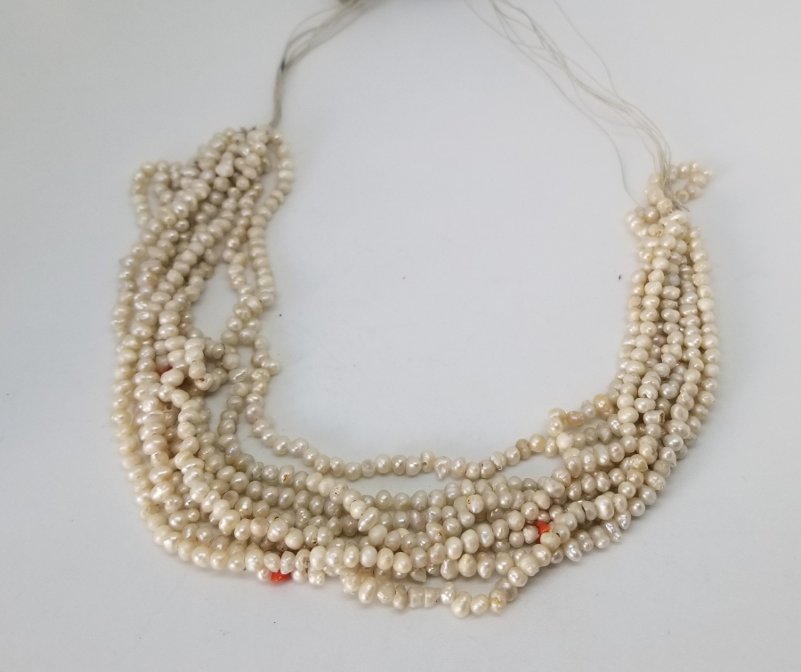 OSMANLI DÖNEMİ MERCANLI KUM İNCİ GERDANLIK