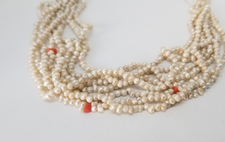 OSMANLI DÖNEMİ MERCANLI KUM İNCİ GERDANLIK