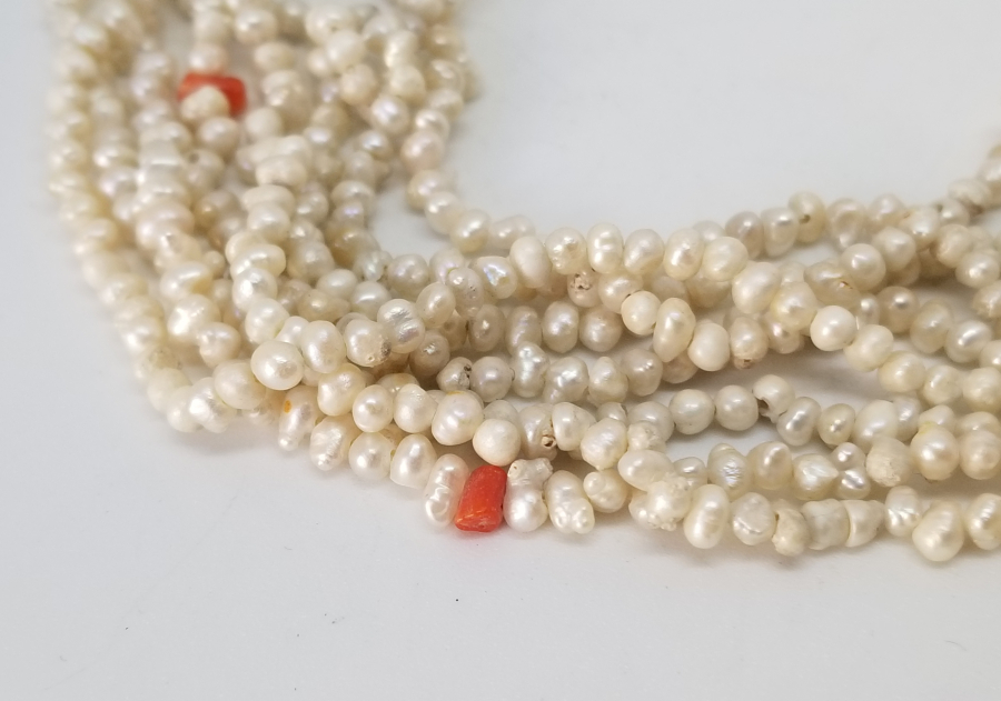 OSMANLI DÖNEMİ MERCANLI KUM İNCİ GERDANLIK