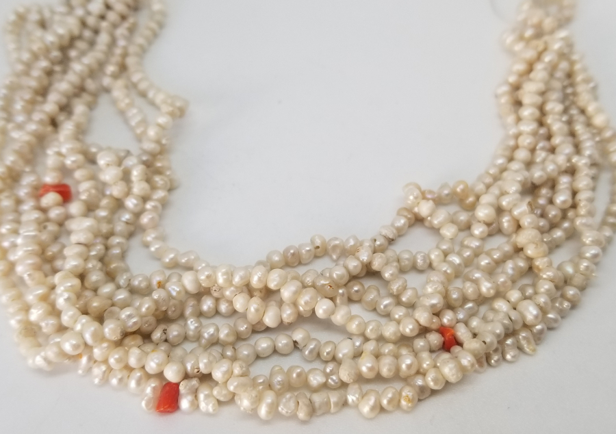 OSMANLI DÖNEMİ MERCANLI KUM İNCİ GERDANLIK