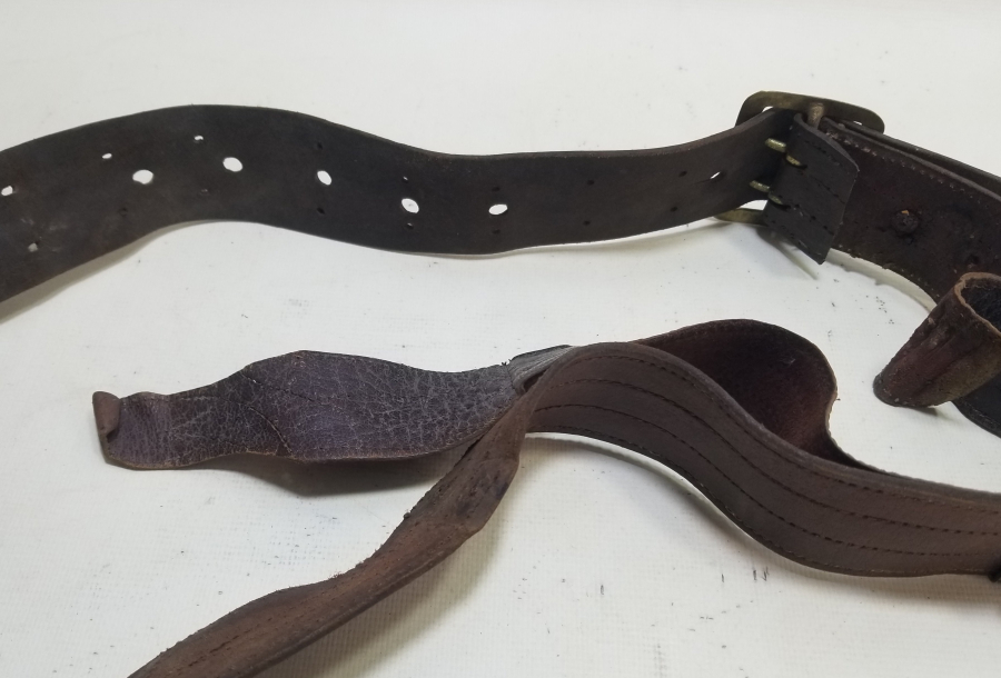 1. DÜNYA SAVAŞI DÖNEMİ ÇOK NADİR DERİ SUBAY KEMERİ