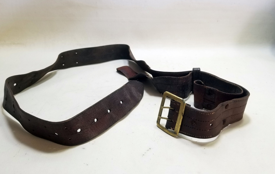 1. DÜNYA SAVAŞI DÖNEMİ ÇOK NADİR DERİ SUBAY KEMERİ