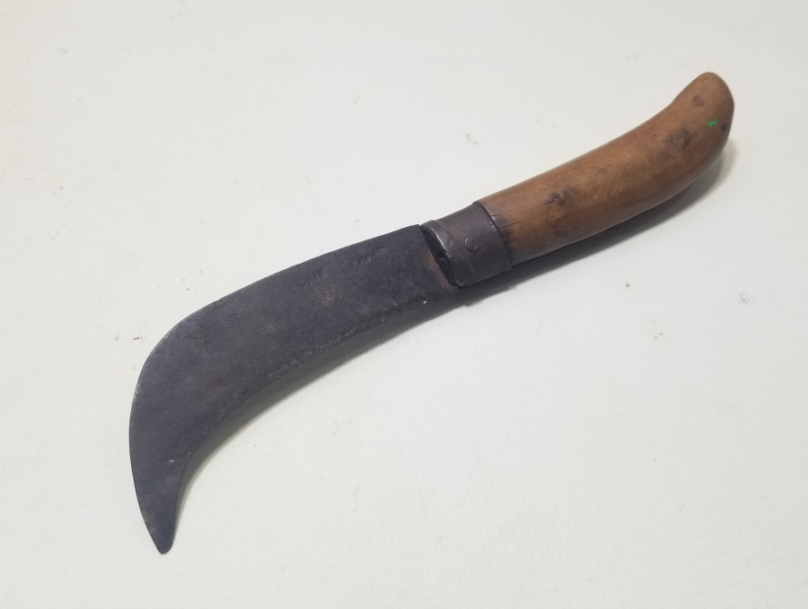 ÜZERİ OSMANLICA YAZILI BURSA İŞİ BAĞ BIÇAĞI