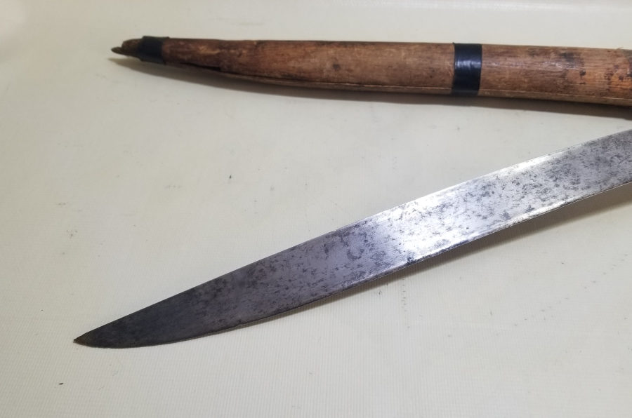 GÜMÜŞ SAPLI OSMANLI DÖNEMİ YENİÇERİ YATAĞAN KILIÇ