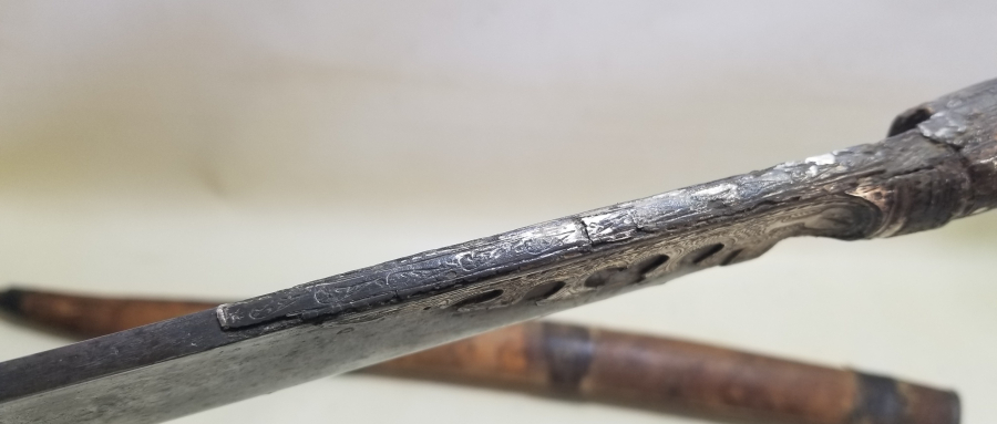 GÜMÜŞ SAPLI OSMANLI DÖNEMİ YENİÇERİ YATAĞAN KILIÇ