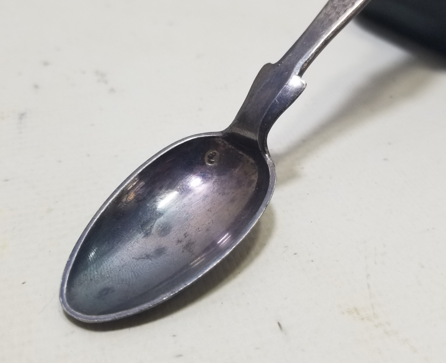 AZNAVUR İŞÇİLİKLİ OSMANLI DÖNEMİ TUĞRALI GÜMÜŞ KAŞIK