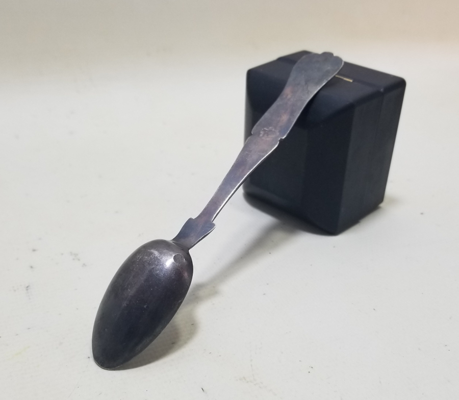 AZNAVUR İŞÇİLİKLİ OSMANLI DÖNEMİ TUĞRALI GÜMÜŞ KAŞIK