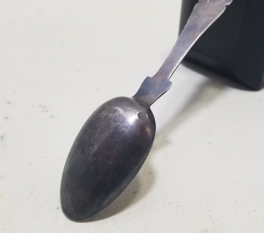 AZNAVUR İŞÇİLİKLİ OSMANLI DÖNEMİ TUĞRALI GÜMÜŞ KAŞIK