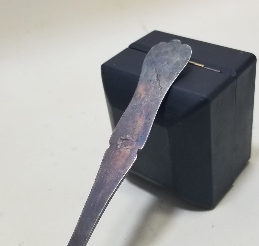 AZNAVUR İŞÇİLİKLİ OSMANLI DÖNEMİ TUĞRALI GÜMÜŞ KAŞIK