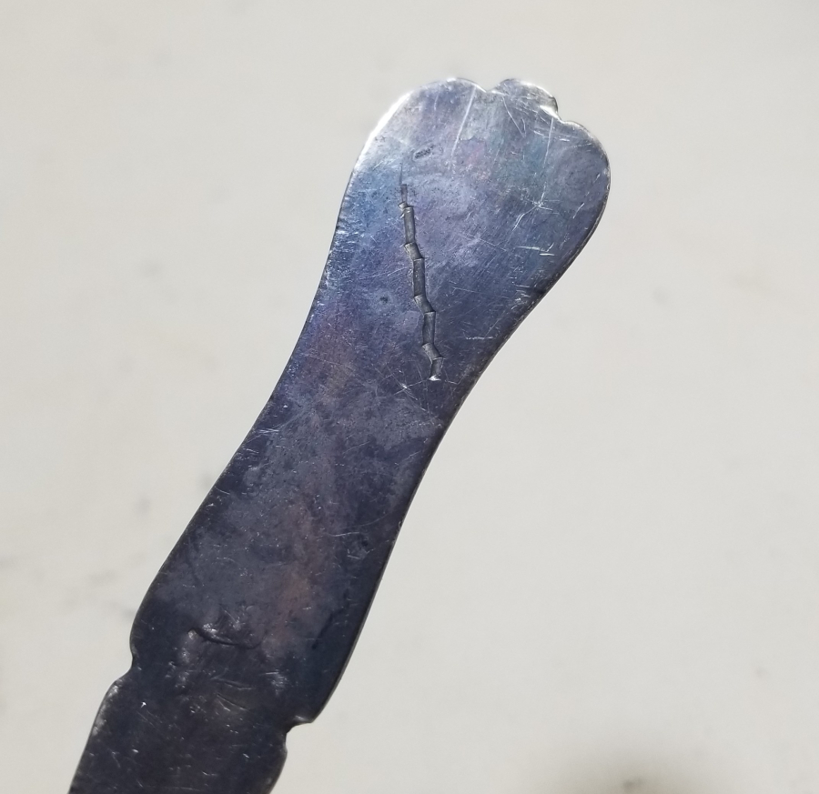 AZNAVUR İŞÇİLİKLİ OSMANLI DÖNEMİ TUĞRALI GÜMÜŞ KAŞIK