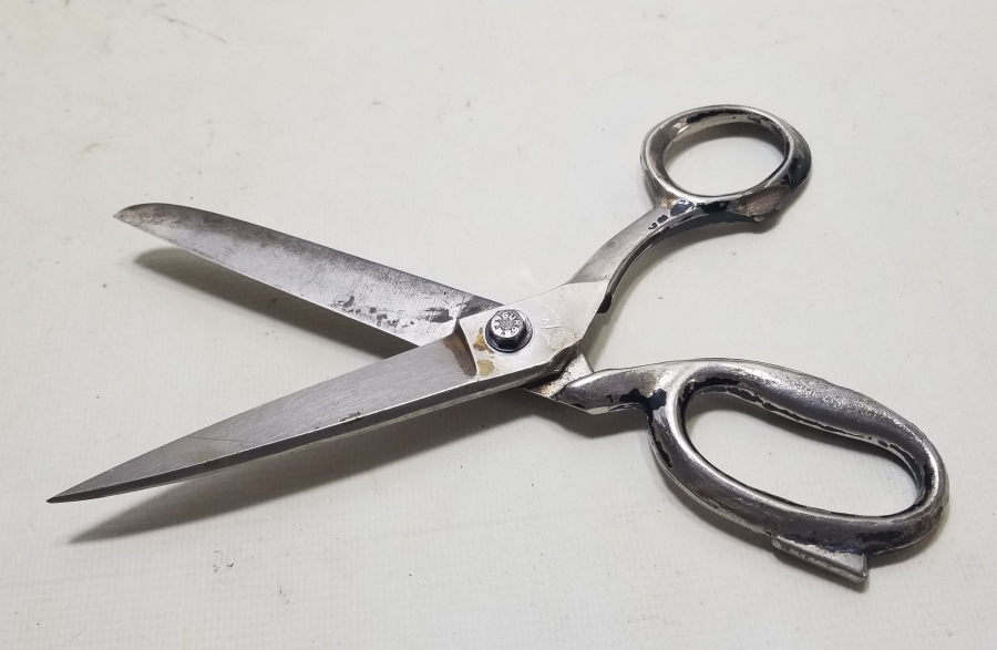 BÜYÜK BOY ANTİKA TERZİ MAKASI