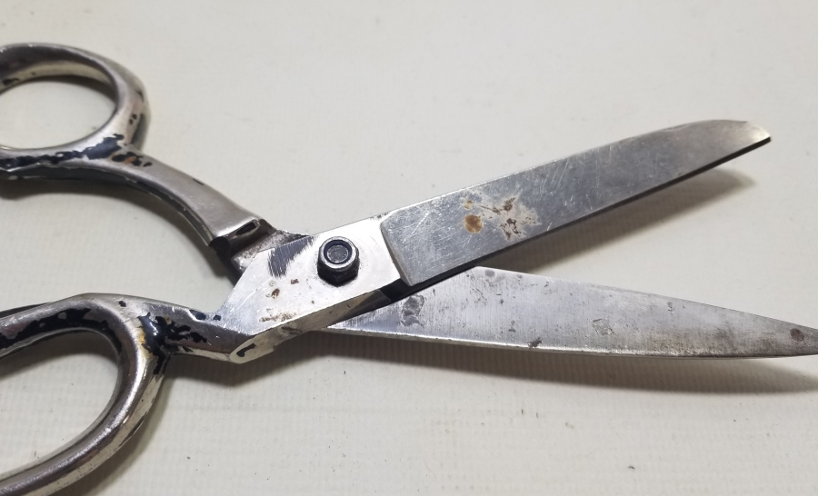 BÜYÜK BOY ANTİKA TERZİ MAKASI