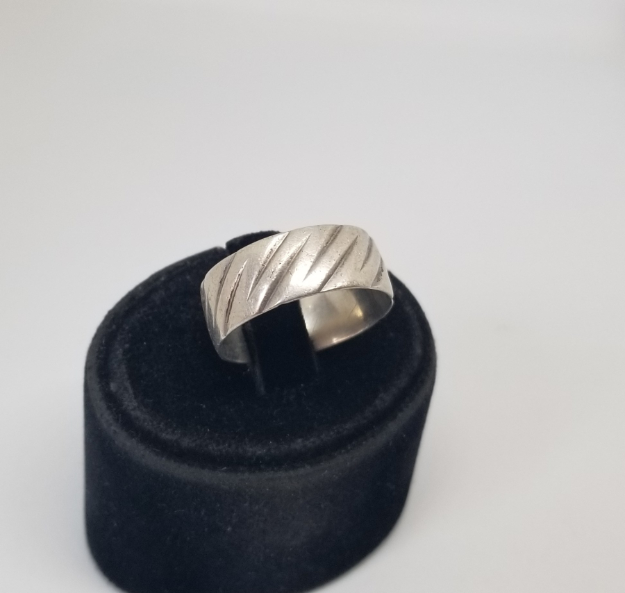 KABARTMA İŞÇİLİKLİ GÜMÜŞ ALYANS