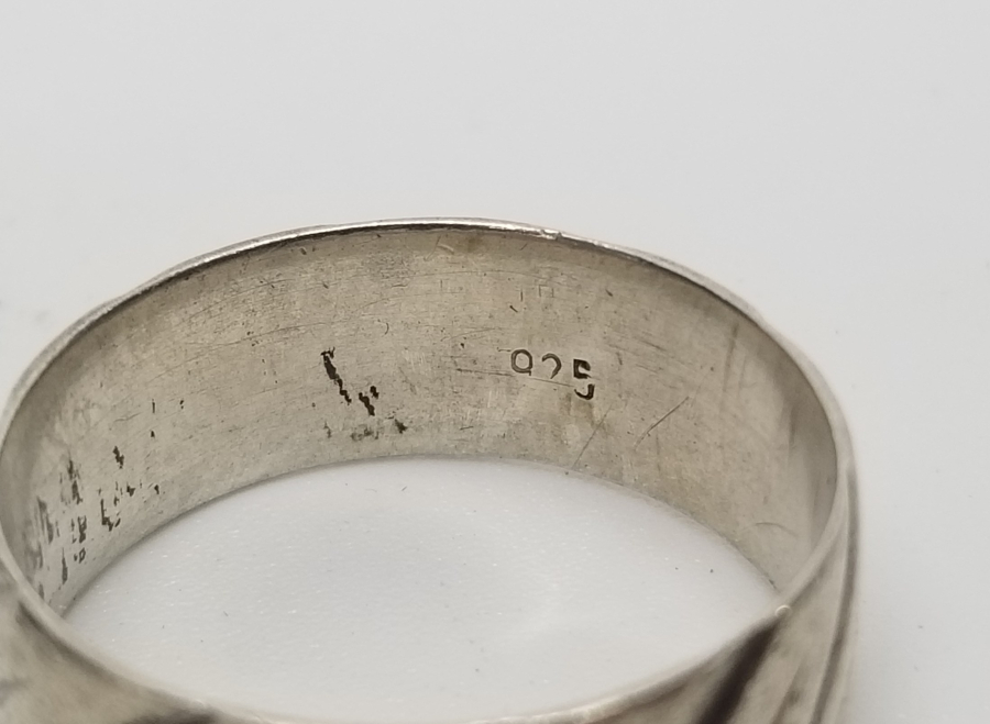 KABARTMA İŞÇİLİKLİ GÜMÜŞ ALYANS