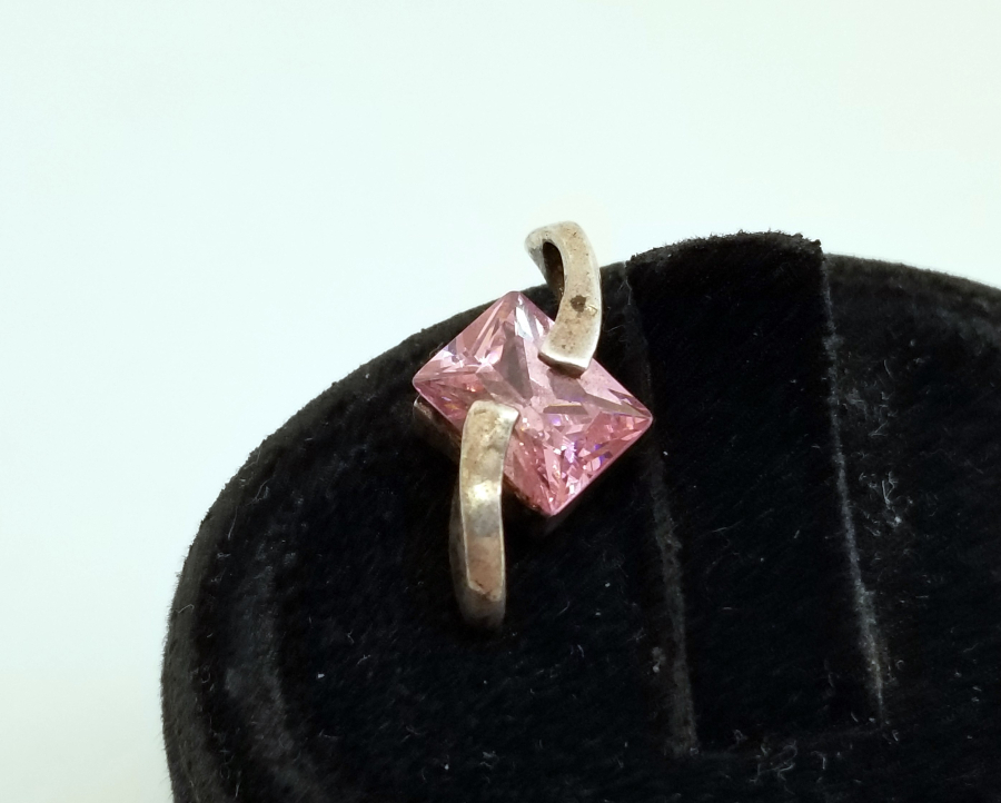 MARGAZİT TAŞLI GÜMÜŞ KOLYE UCU