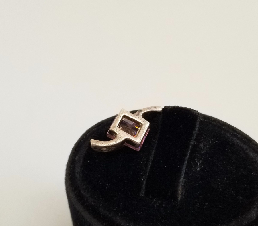 MARGAZİT TAŞLI GÜMÜŞ KOLYE UCU